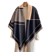 Elegantes quadratisches Schal-Tuch – in edler Cashmere-Optik