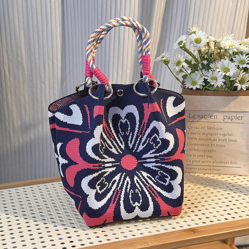 Strick-Handtasche in vielen Designs – geräumig & modern