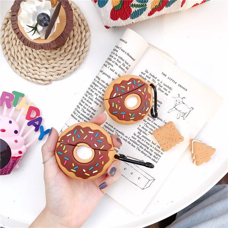 Donut AirPods Pro Hülle – Süßer Schutz im Cartoon-Design