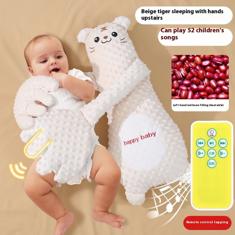 Baby Komfort-Kissen mit Musik, Wärme- und Klopffunktion – beruhigend & sicher