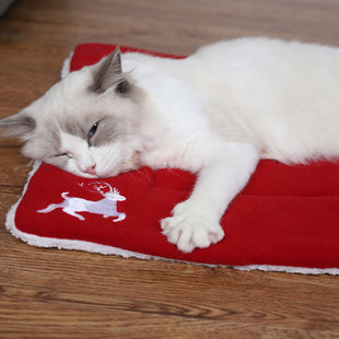 Großes Weihnachts-Kuschelkissen für Hunde & Katzen – superweich & gemütlich