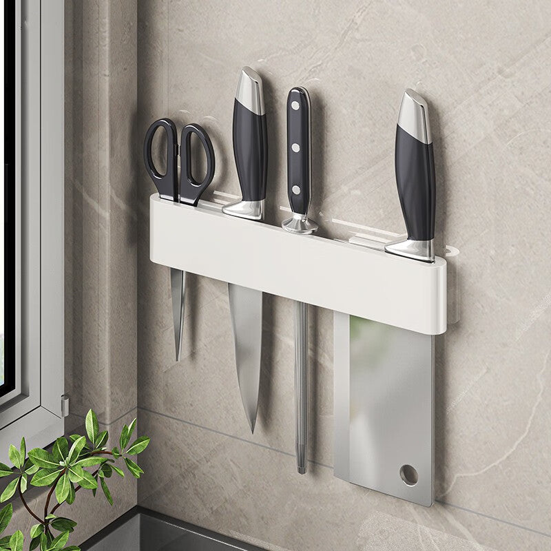 Premium Wand-Messerhalter aus Carbonstahl – stilvoll, sicher & platzsparend