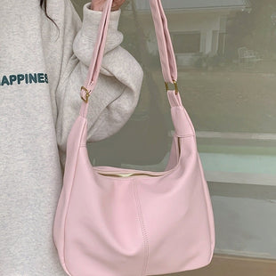 Retro Schultertasche im Korean Style – vielseitig & geräumig