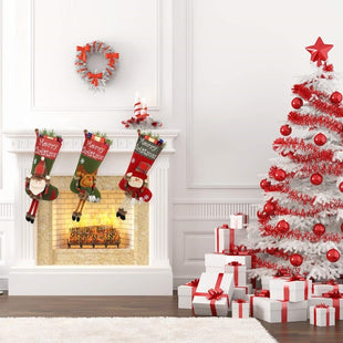 Großer Weihnachtsstrumpf – festlich, detailreich & traditionell