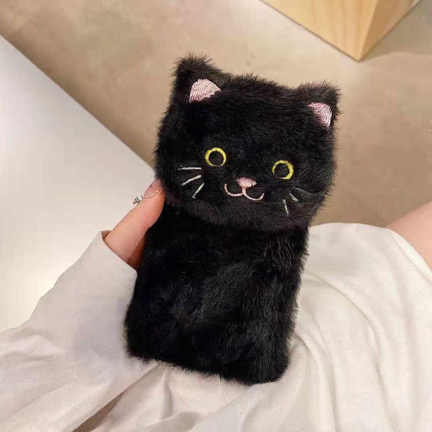 iPhone Hülle – Minimalistisches Katzen-Design