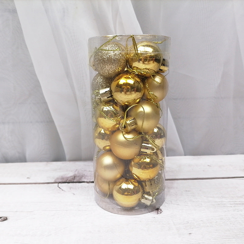 Weihnachtskugeln – 24er Set in 6 cm, matt & glänzend