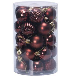 Weihnachtskugeln Set 34-teilig – stilvolle Baumdeko in verschiedenen Designs