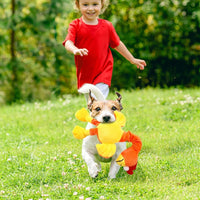 Quietschendes Hundespielzeug „Huhn“ – lustiger Spielspaß für Hunde & Welpen