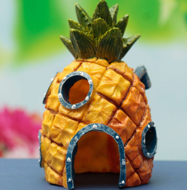 Aquarium-Deko „Ananas-Haus“ – originelle Unterwasserhöhle