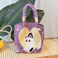 Strick-Handtasche in vielen Designs – geräumig & modern