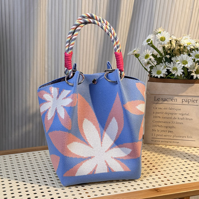 Strick-Handtasche in vielen Designs – geräumig & modern