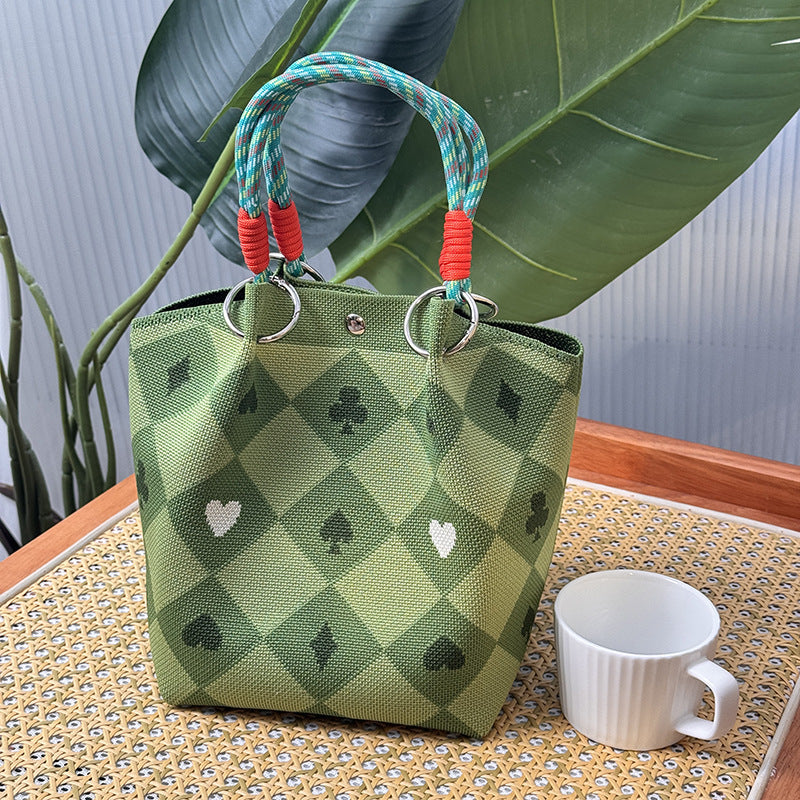 Strick-Handtasche in vielen Designs – geräumig & modern