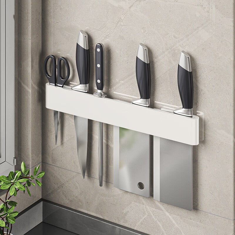 Premium Wand-Messerhalter aus Carbonstahl – stilvoll, sicher & platzsparend