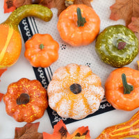 Herbstdeko Set – Kürbisse, Zapfen & Eicheln (50-teilig)
