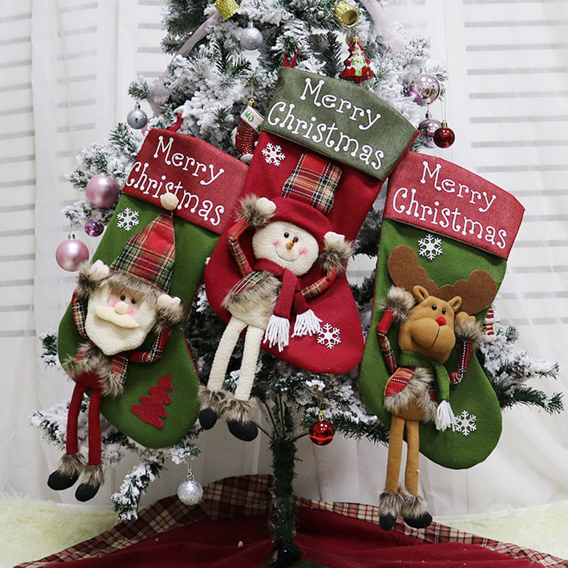 Großer Weihnachtsstrumpf – festlich, detailreich & traditionell
