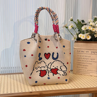 Strick-Handtasche in vielen Designs – geräumig & modern