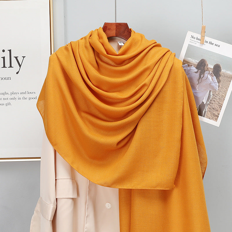 Damen-Schal aus Baumwolle & Leinen – elegant, leicht & vielseitig