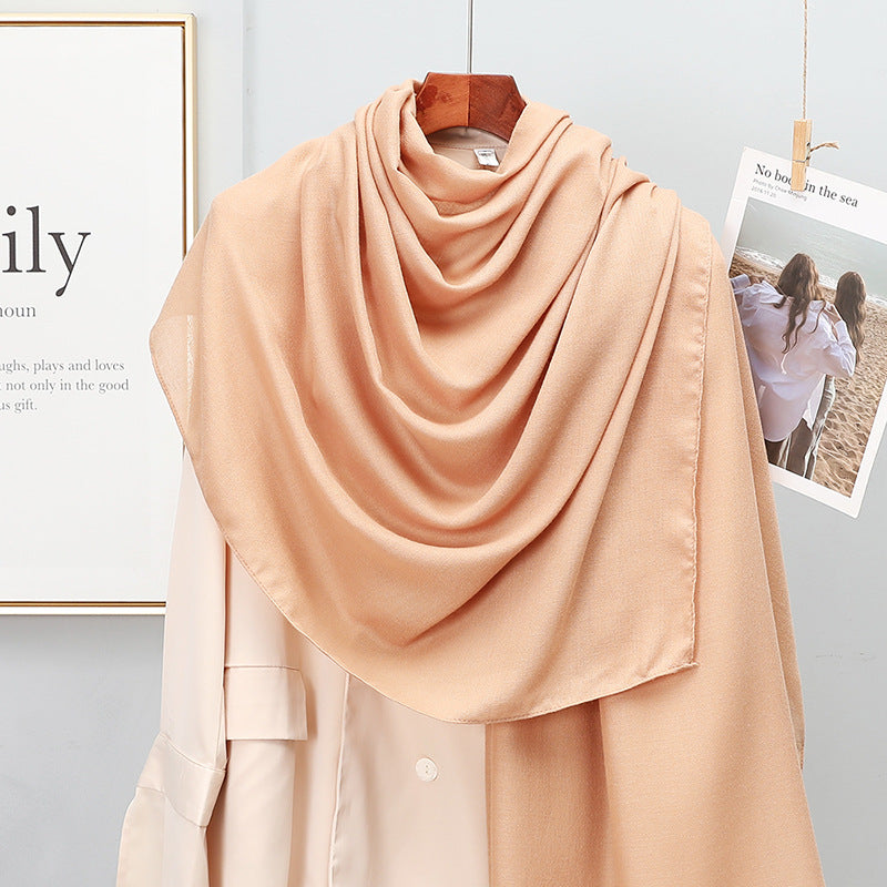 Damen-Schal aus Baumwolle & Leinen – elegant, leicht & vielseitig