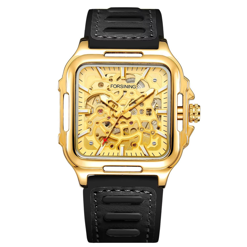 Automatik-Armbanduhr im Skelett-Design – markant & präzise