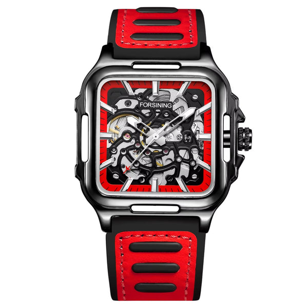Automatik-Armbanduhr im Skelett-Design – markant & präzise