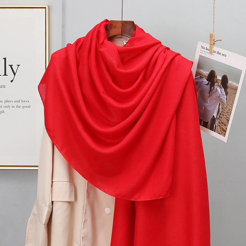 Damen-Schal aus Baumwolle & Leinen – elegant, leicht & vielseitig