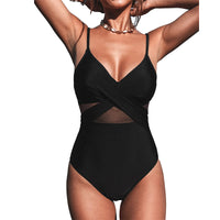 Eleganter Damen Badeanzug im Triangel-Stil – elastisch & strapazierfähig