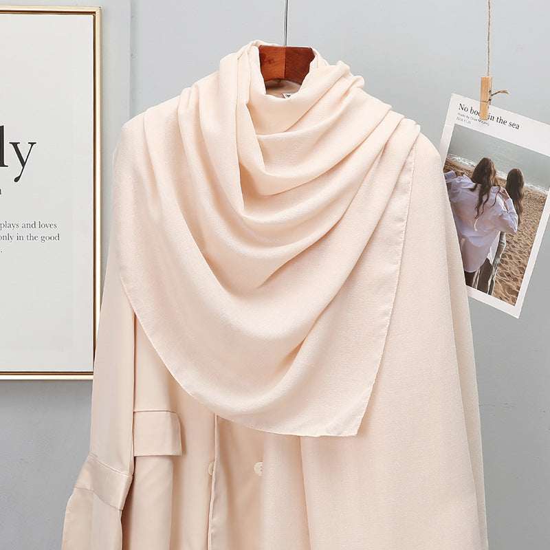 Damen-Schal aus Baumwolle & Leinen – elegant, leicht & vielseitig