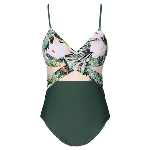 Eleganter Damen Badeanzug im Triangel-Stil – elastisch & strapazierfähig