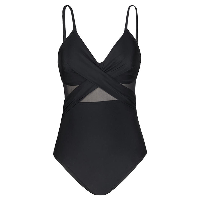 Eleganter Damen Badeanzug im Triangel-Stil – elastisch & strapazierfähig