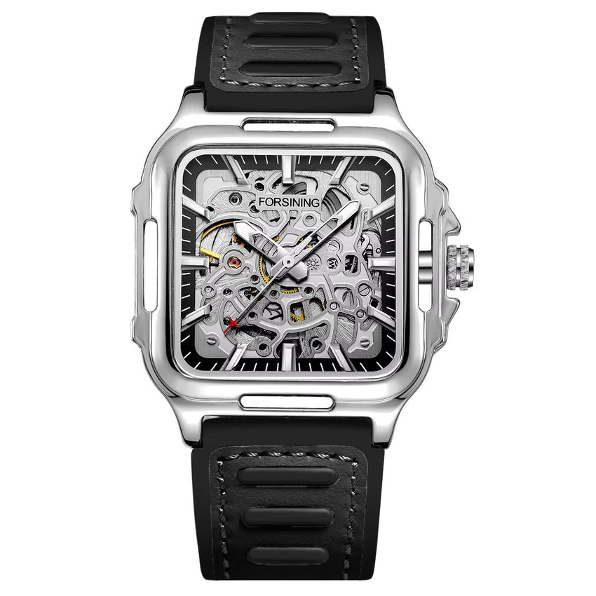 Automatik-Armbanduhr im Skelett-Design – markant & präzise