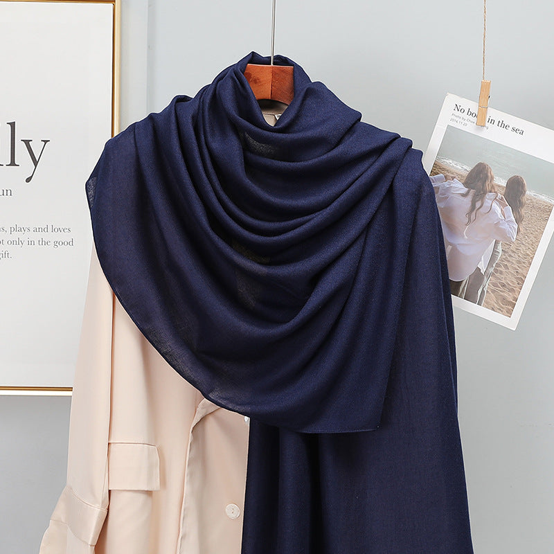 Damen-Schal aus Baumwolle & Leinen – elegant, leicht & vielseitig
