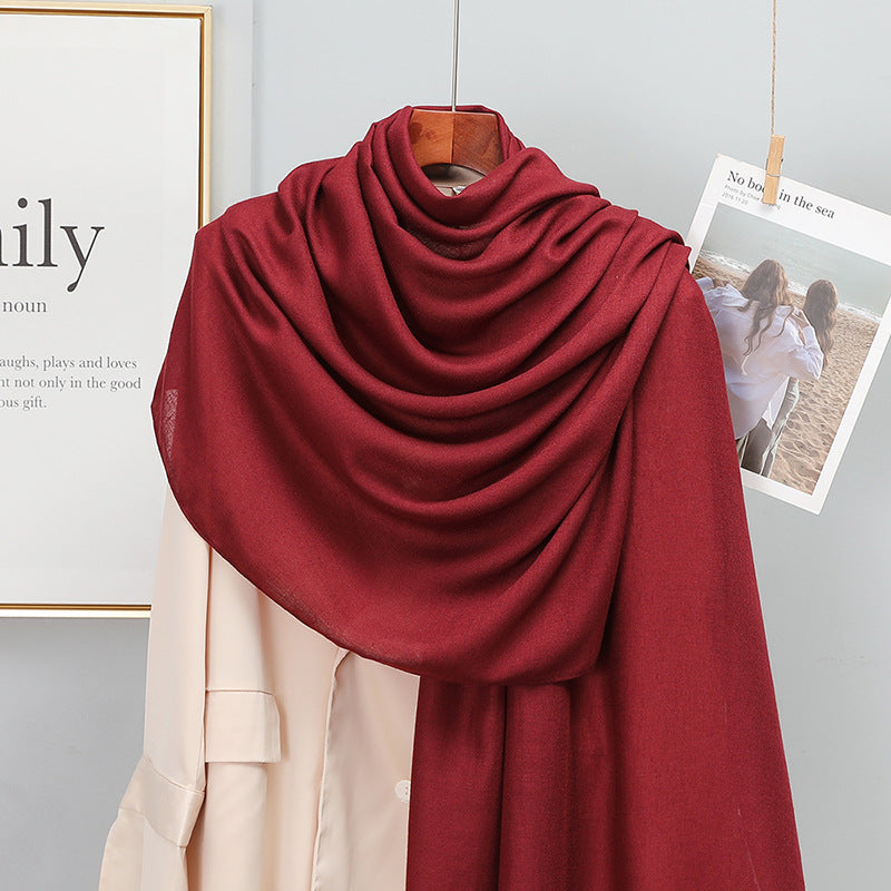 Damen-Schal aus Baumwolle & Leinen – elegant, leicht & vielseitig