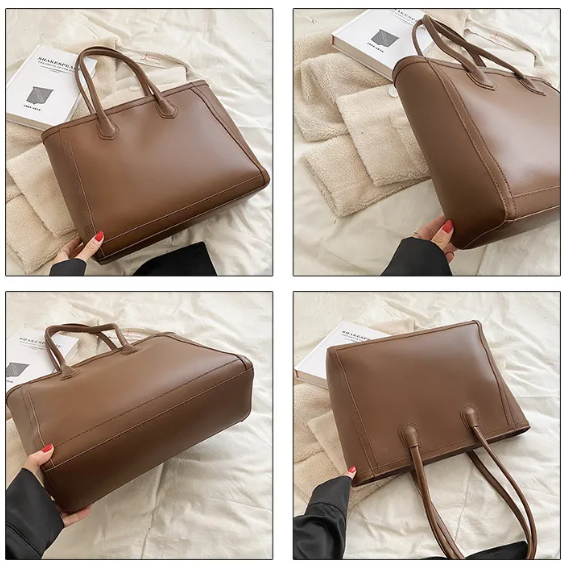 Exklusive vegane Schultertasche – edel & vielseitig