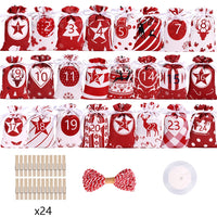 Adventskalender zum selbstbefüllen – 24 dekorative Geschenktaschen