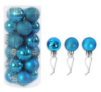 Weihnachtskugeln – 24er Set in 6 cm, matt & glänzend