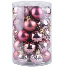 Weihnachtskugeln Set 34-teilig – stilvolle Baumdeko in verschiedenen Designs