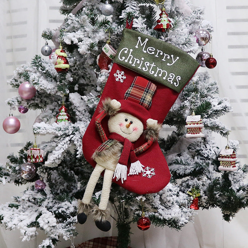 Großer Weihnachtsstrumpf – festlich, detailreich & traditionell