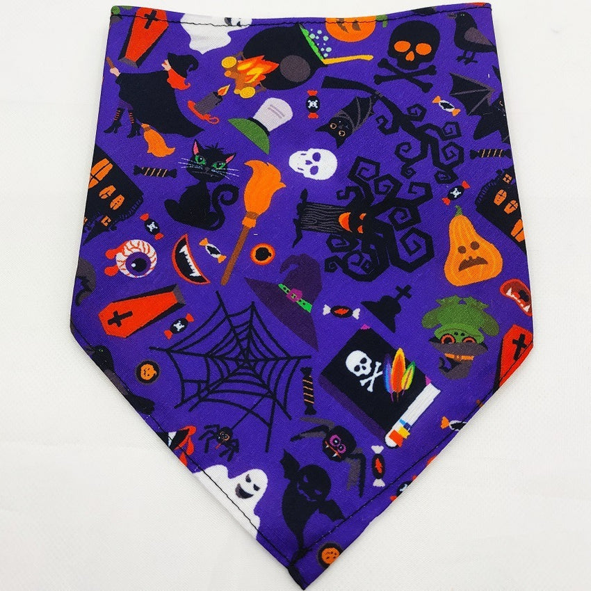 Halloween Hundehalstuch – Dreieckstuch in verschiedenen Größen