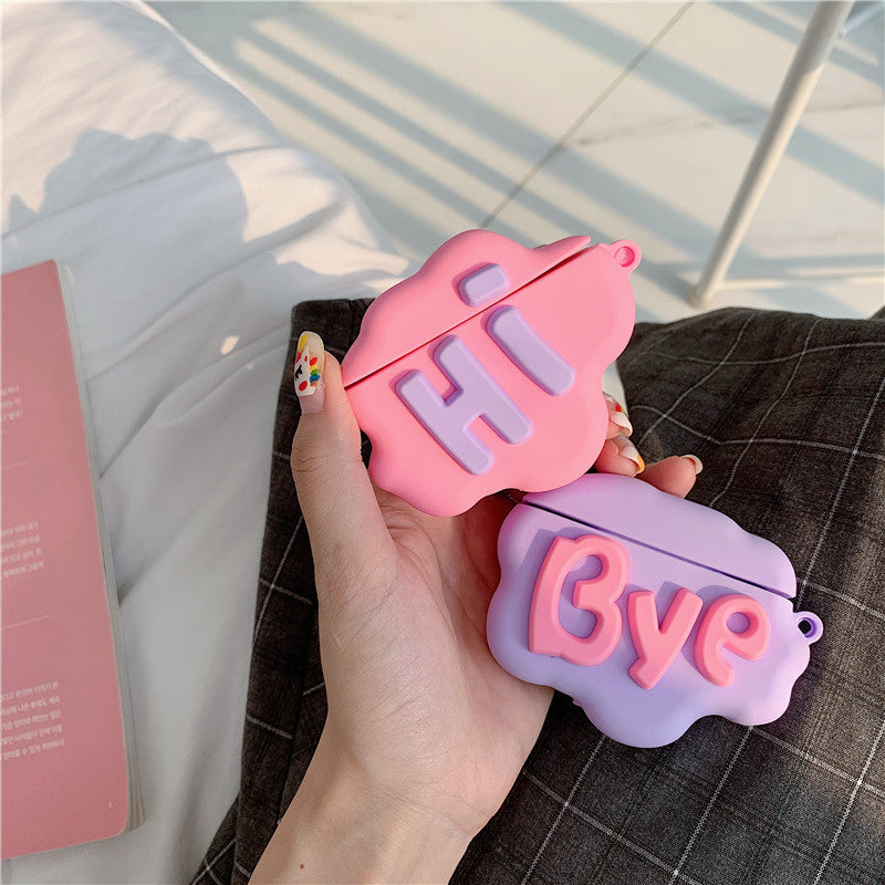 AirPods Schutzhülle – 3D Wolken-Design