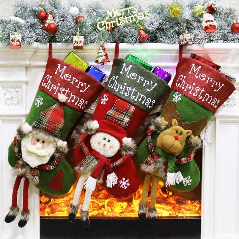 Großer Weihnachtsstrumpf – festlich, detailreich & traditionell