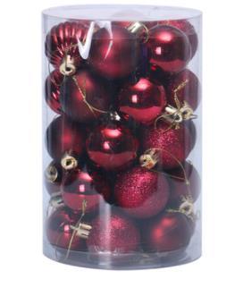 Weihnachtskugeln Set 34-teilig – stilvolle Baumdeko in verschiedenen Designs