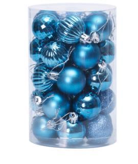 Weihnachtskugeln Set 34-teilig – stilvolle Baumdeko in verschiedenen Designs