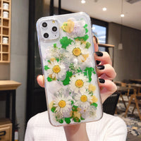 Epoxid-Handyhülle mit echten Blumen – für diverse iPhone-Modelle