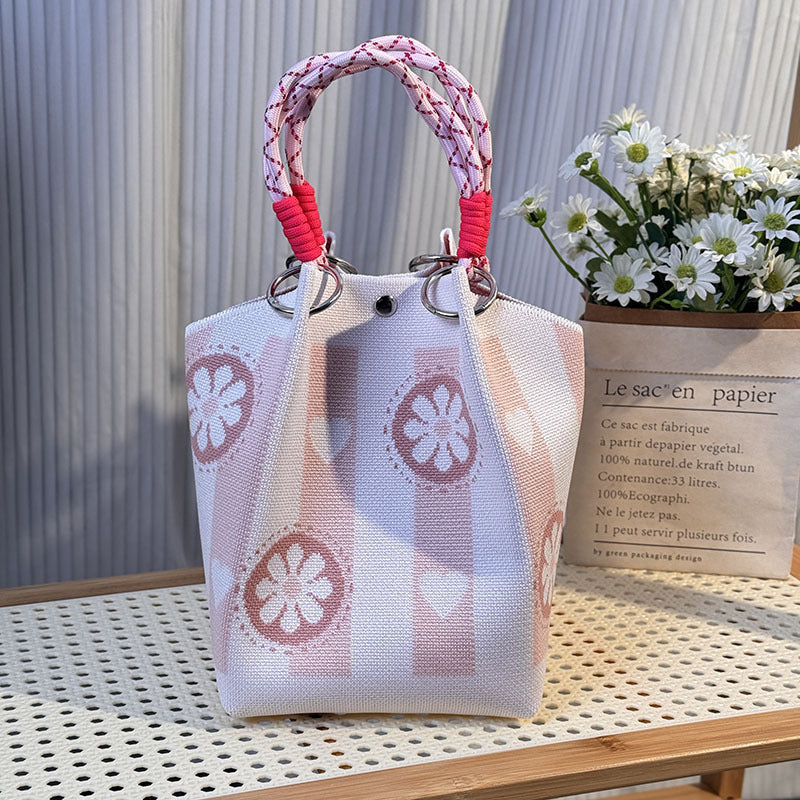 Strick-Handtasche in vielen Designs – geräumig & modern