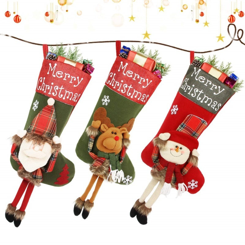 Großer Weihnachtsstrumpf – festlich, detailreich & traditionell