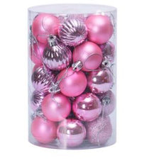 Weihnachtskugeln Set 34-teilig – stilvolle Baumdeko in verschiedenen Designs
