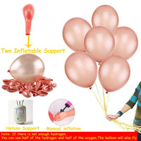 Alles Gute zum Geburtstag Ballon Set – Feierliche Deko in edlem Roségold