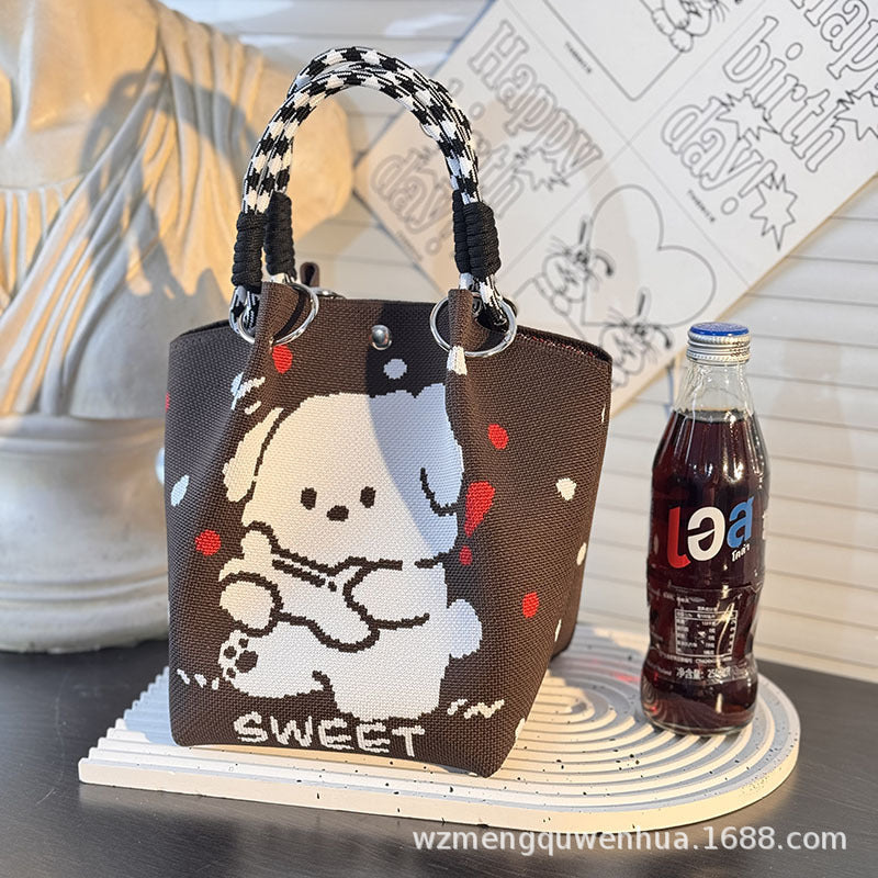 Strick-Handtasche in vielen Designs – geräumig & modern