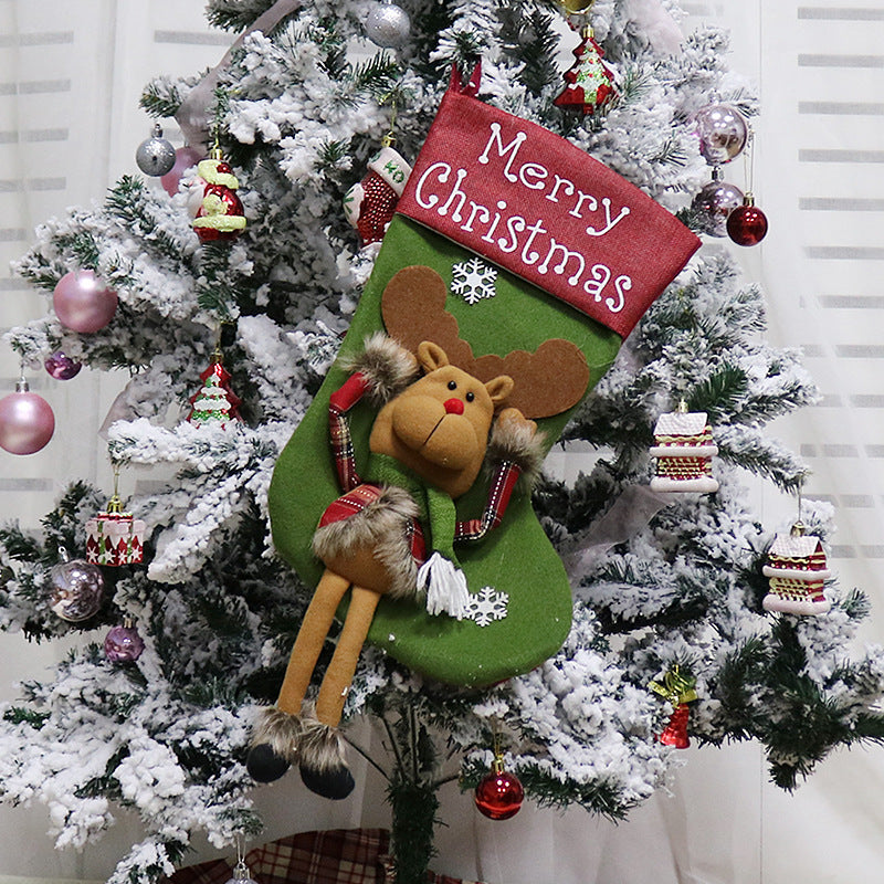 Großer Weihnachtsstrumpf – festlich, detailreich & traditionell