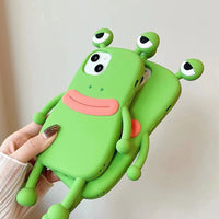 3D Cartoon Handyhülle – Kawaii Frosch Design für viele iPhone-Modelle